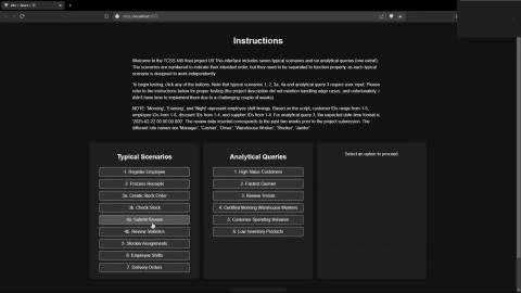 Grocery Store Management System